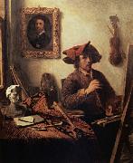 Job Berckheyde The Painter in his Studio oil painting artist